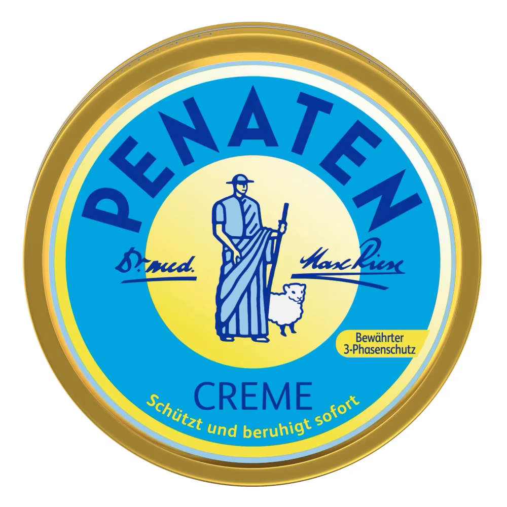 Penaten Baby Protective Cream with Zinc Oxide, Lanolin & Panthenol – 5.07 fl oz (150 ml)