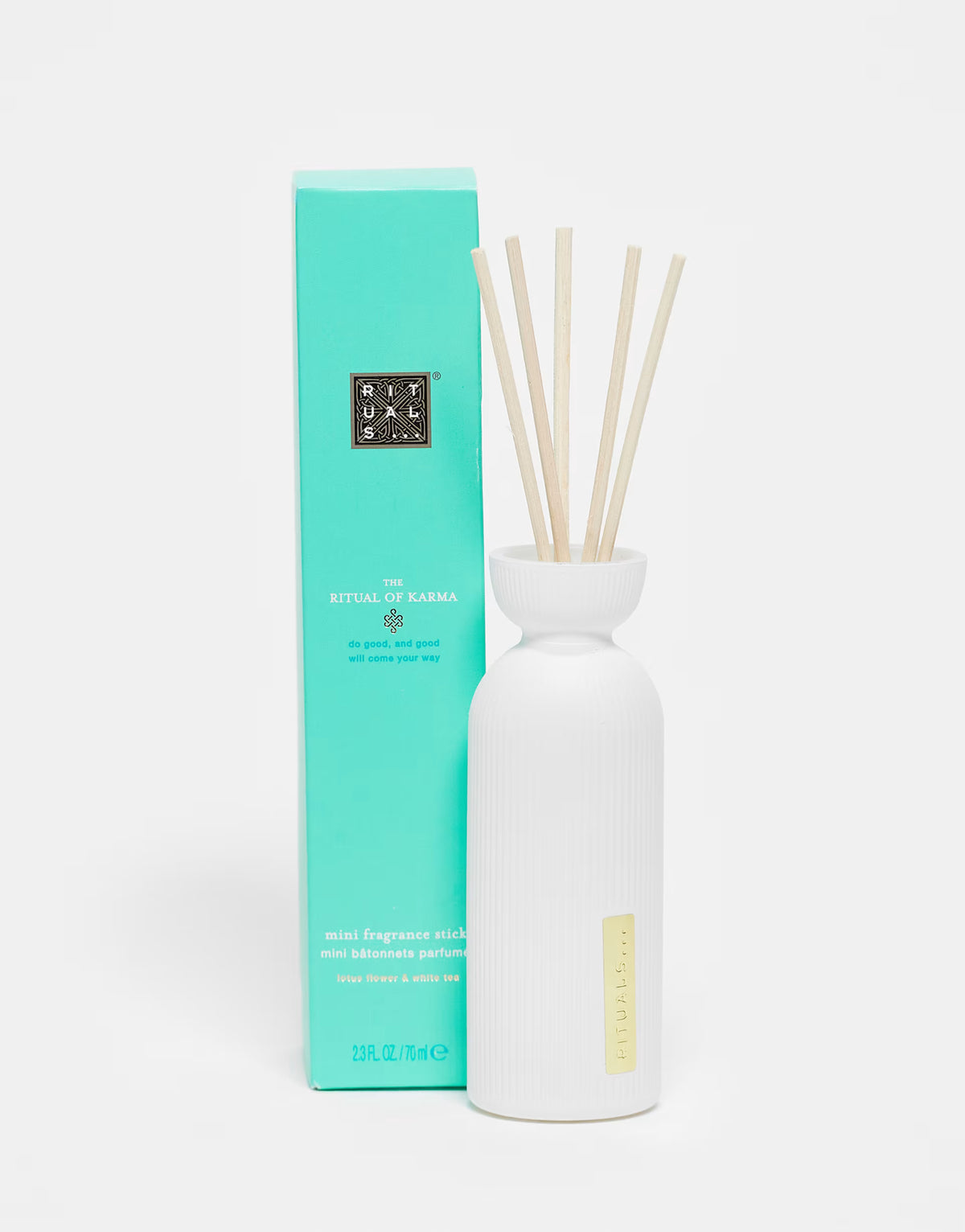RITUALS The Ritual of Karma Mini Fragrance Sticks – White Tea & Lotus Flower, 2.37 fl oz (70 ml)