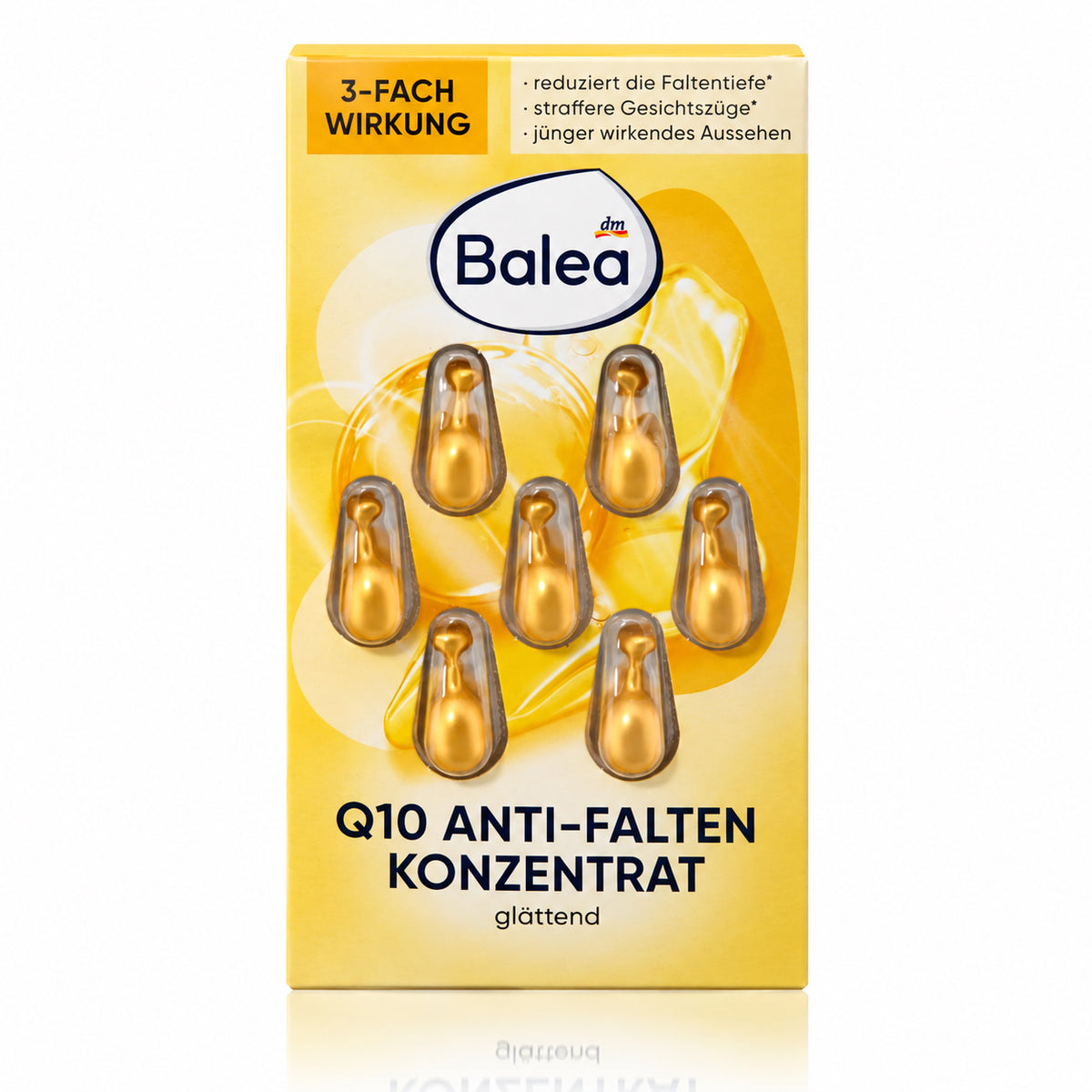 Balea Q10 Anti-Wrinkle Concentrate – 7 Capsules