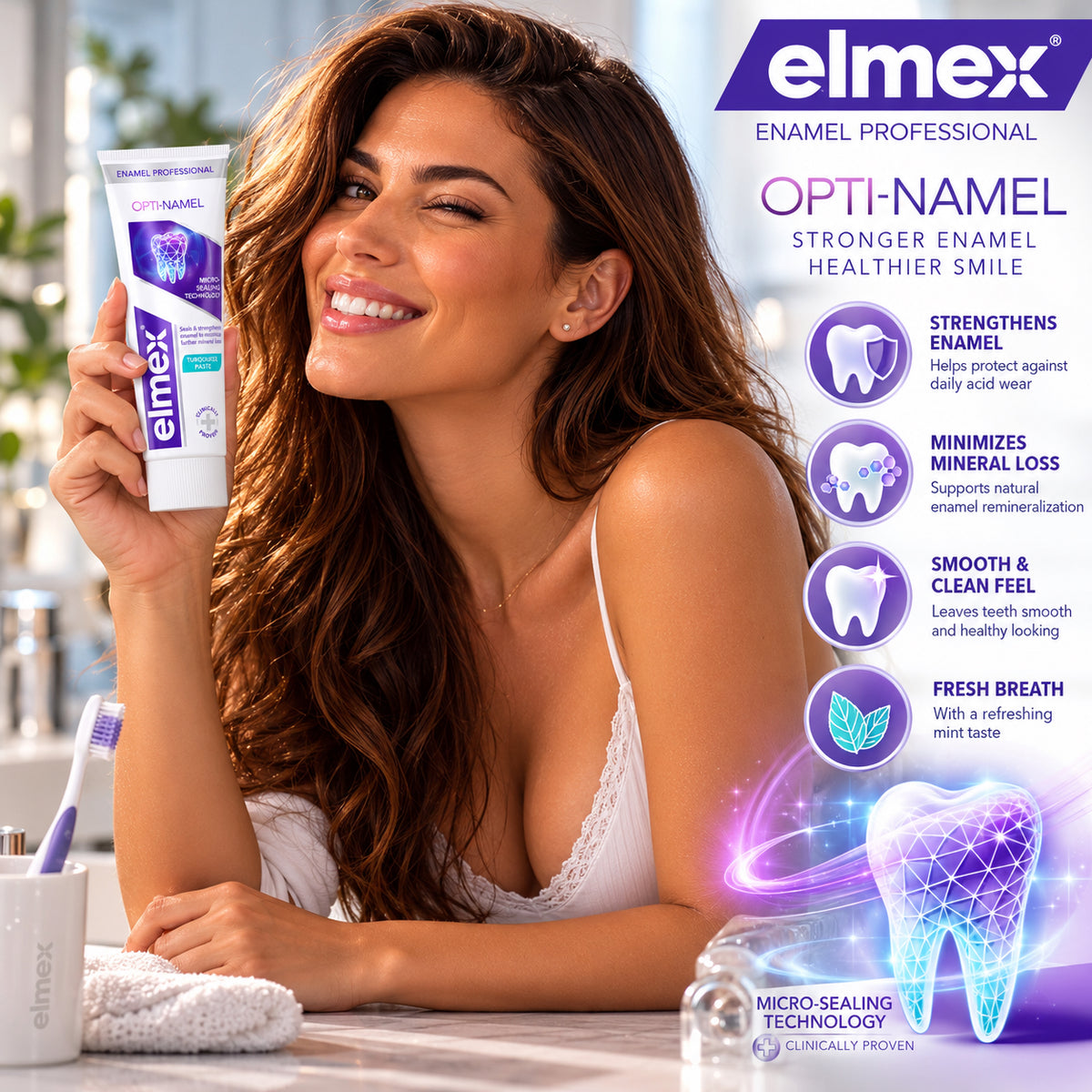 elmex Enamel Professional Opti-Namel Toothpaste 2.5 oz