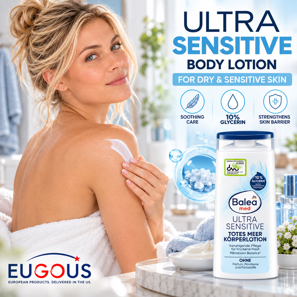 Balea Med Ultra Sensitive Dead Sea Body Lotion 10.14 fl oz