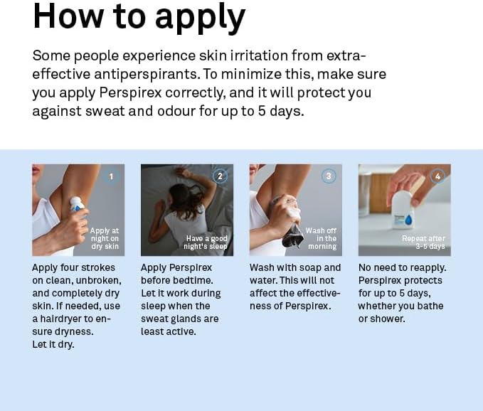 Perspirex Comfort Extra-Effective Antiperspirant Roll-On – 0.68 fl oz