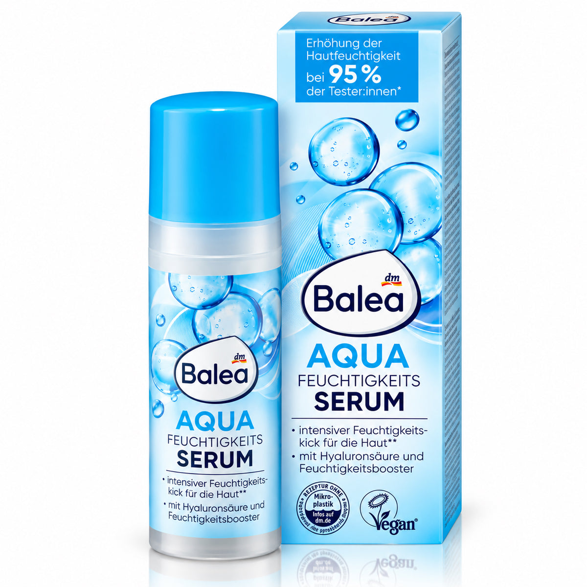Balea Aqua Moisturizing Serum with Hyaluronic Acid 1.01 fl oz
