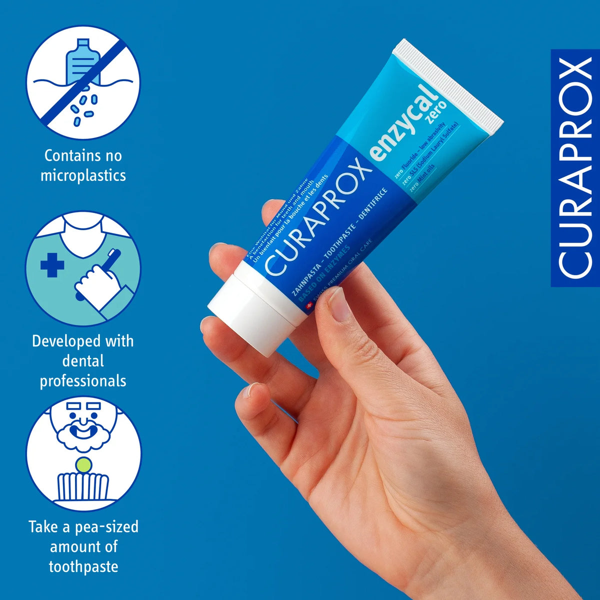 CURAPROX Enzycal Zero Toothpaste 2.54 fl oz