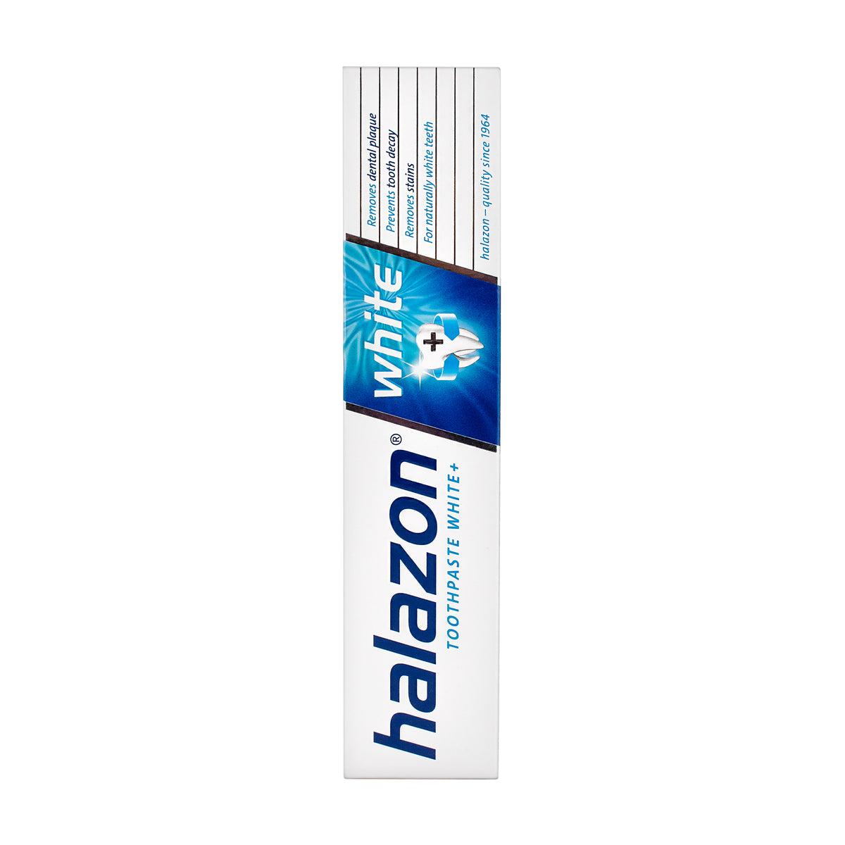 Halazon WHITE Multiactive Toothpaste – Stain Removal & Enamel Care, 2.54 fl oz (75 ml), Germany