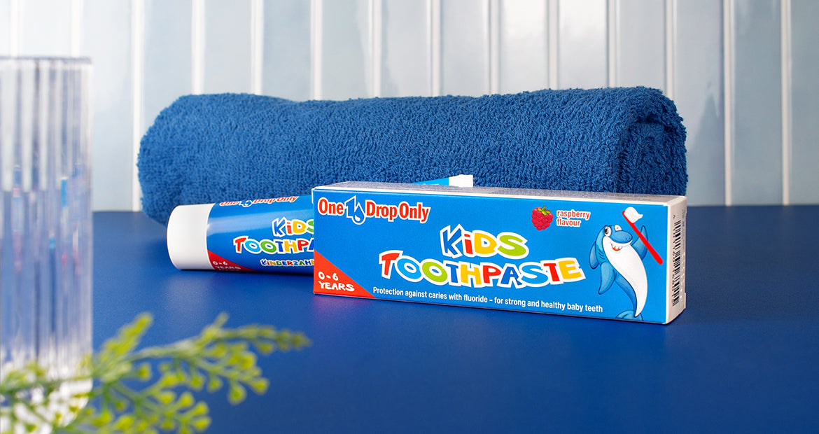 One Drop Only Kids Toothpaste 50 ml – Raspberry Flavor, Ages 0–6