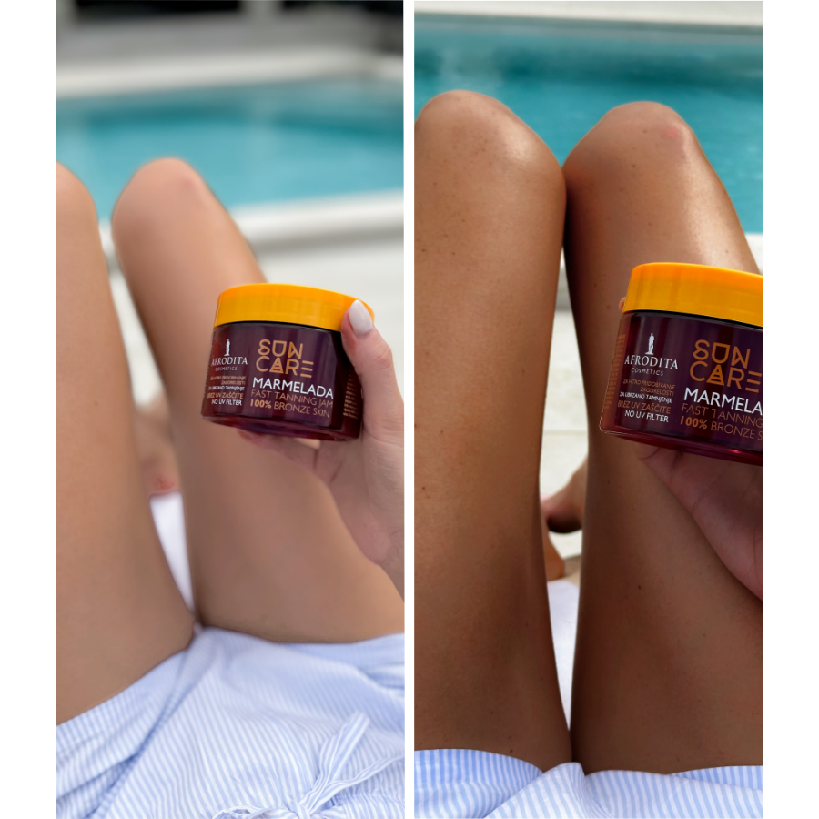 Afrodita Sun Care Marmelada Original Fast Tanning Jam – 6.76 fl oz (200 ml)