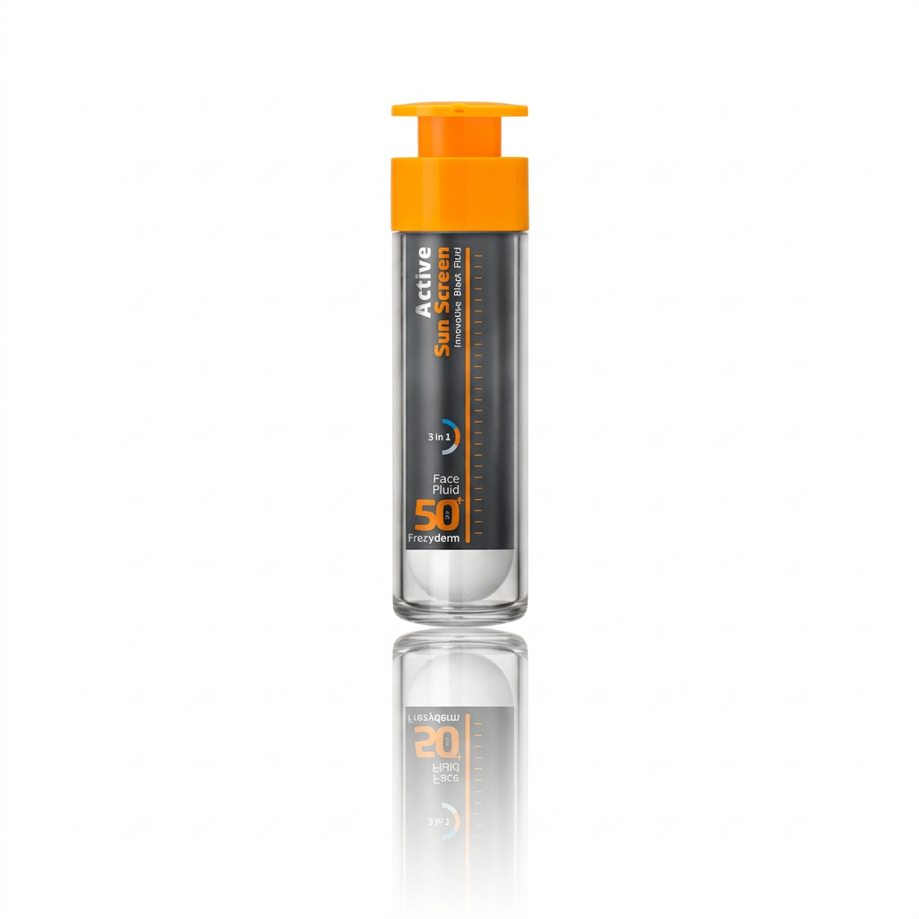 Frezyderm Active Sun Screen Face Black Fluid SPF 50+