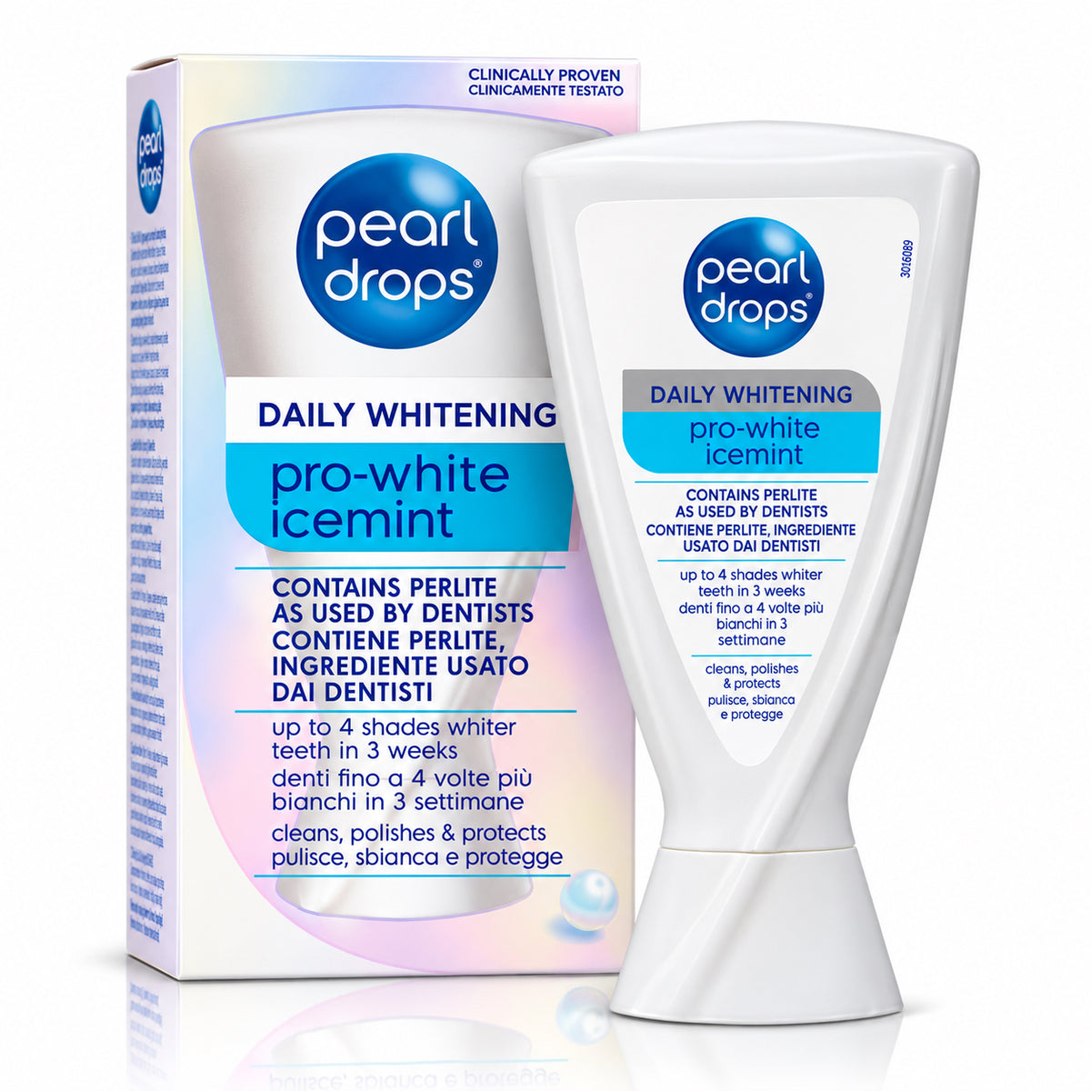 Pearl Drops Pro-White Icemint Daily Whitening Toothpaste 1.69 fl oz