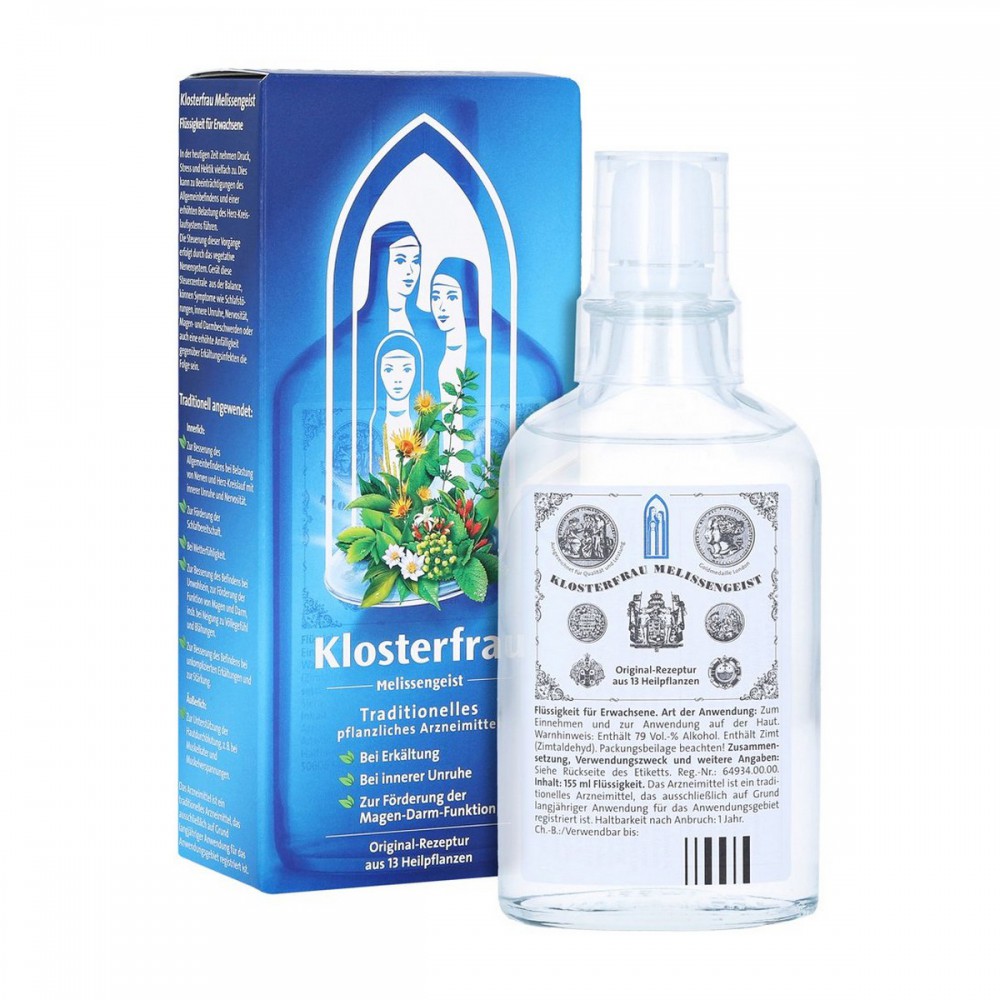 Klosterfrau Melissengeist 13-Herb Traditional Herbal Medicine ā 2 Sizes