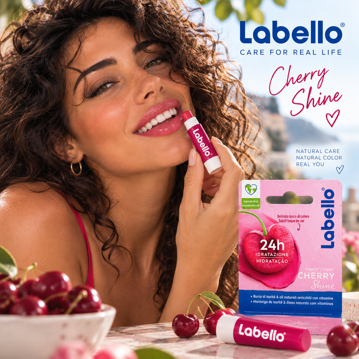Labello Cherry Shine Lip Balm 0.17 oz