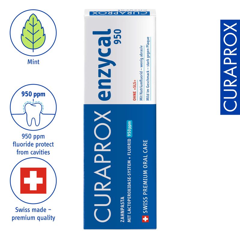 CURAPROX Enzycal 950 Toothpaste 2.54 fl oz