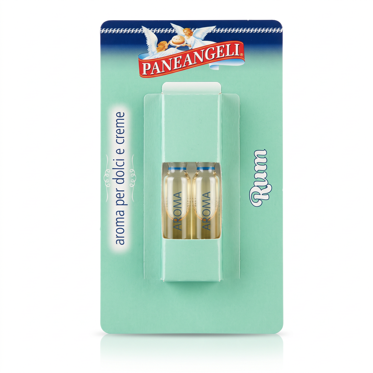 Paneangeli Rum Flavoring for Cakes & Creams – 2 Vials, 0.14 fl oz