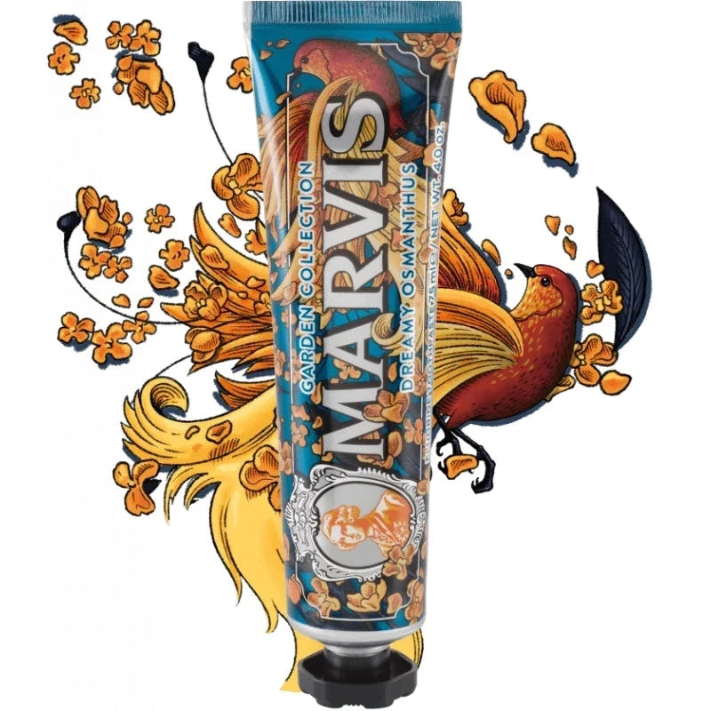 MARVIS Dreamy Osmanthus Toothpaste – Garden Collection, 2.5 fl oz (75 ml), Italy