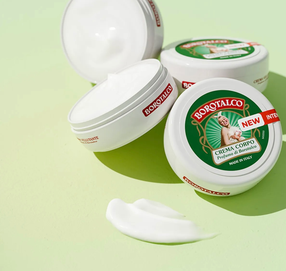 Borotalco Crema Vellutante Body Cream – Original Borotalco Scent, 5.07 fl oz (150 ml), Italy