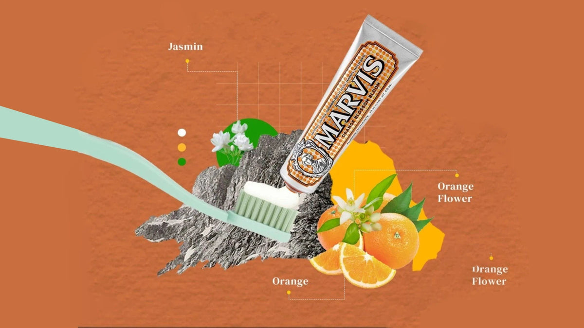 MARVIS Orange Blossom Bloom Toothpaste – Floral Citrus & Mint, 4.0 oz (75 ml), Italy