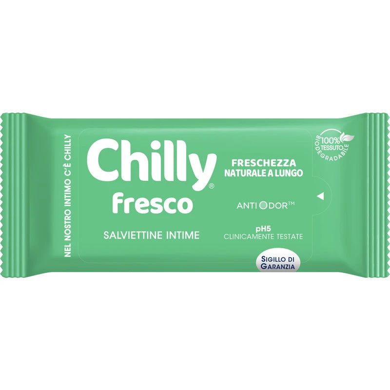 Chilly Fresco Intimate Wipes pH 5 – 12 Wipes