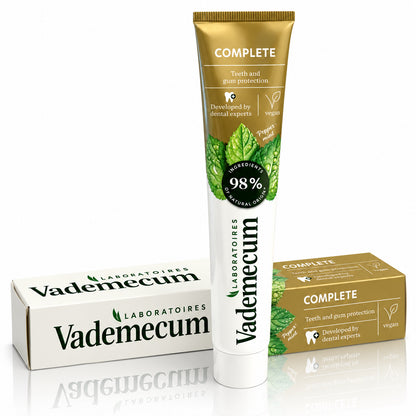 Vademecum Complete Toothpaste with Zinc &amp; Fluoride 2.54 fl oz