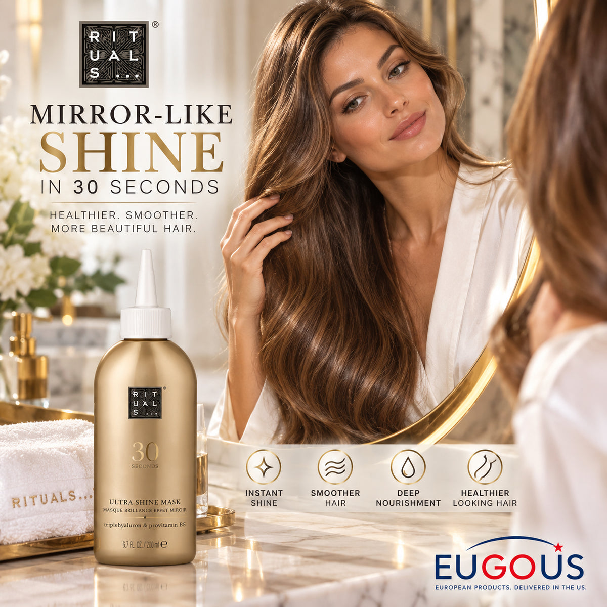 Rituals 30 Seconds Ultra Shine Hair Mask 6.7 fl oz