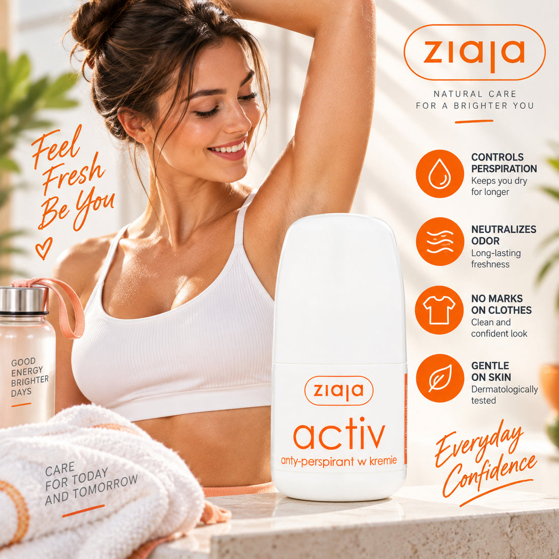 Ziaja Activ Creamy Anti-Perspirant 2.03 fl oz