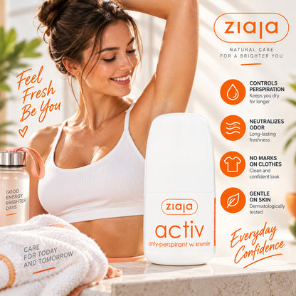 Ziaja Activ Creamy Anti-Perspirant 2.03 fl oz
