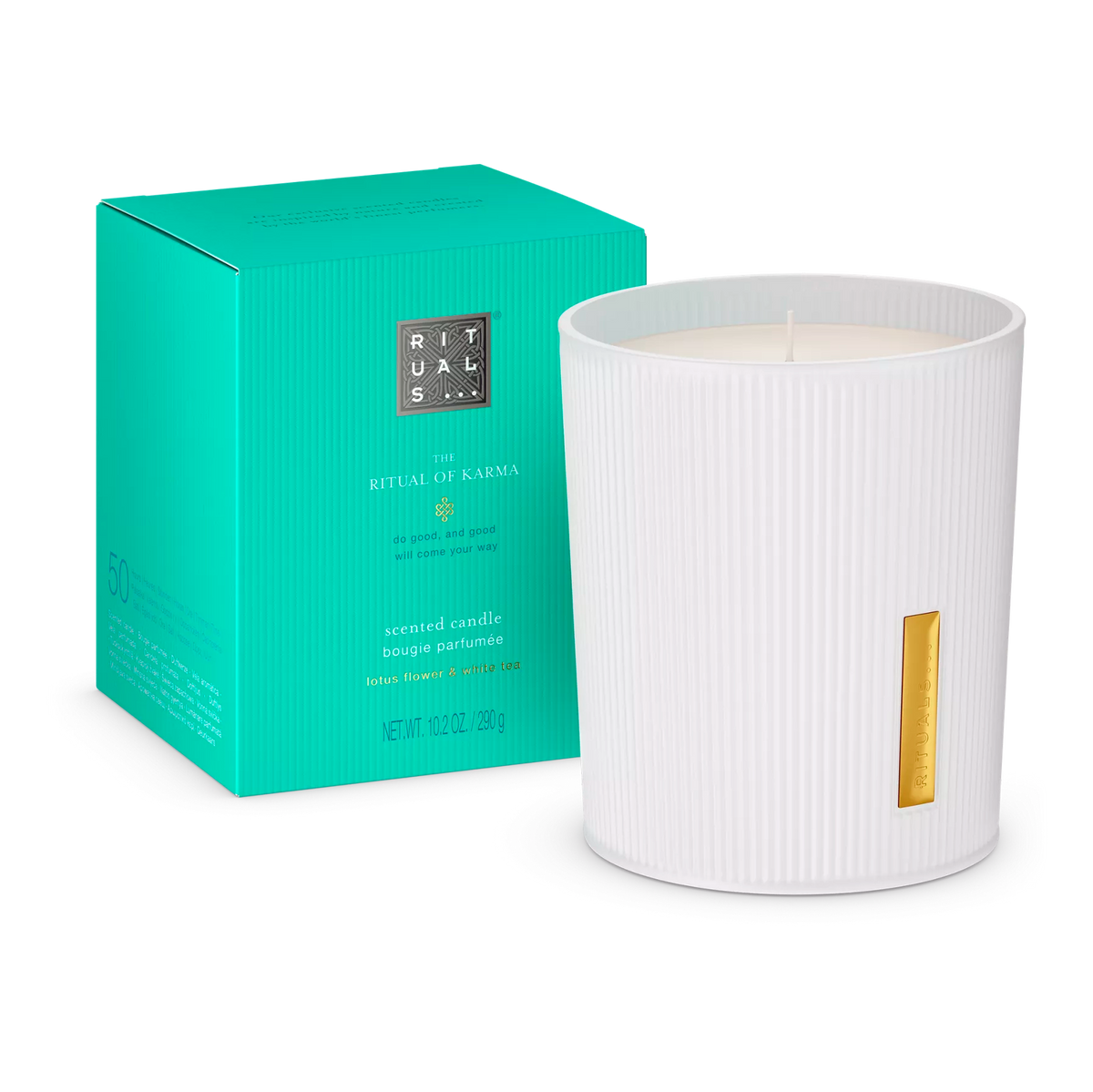RITUALS The Ritual of Karma Scented Candle – Lotus Flower &amp; White Tea, 10.2 oz (290 g)
