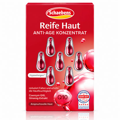 Schaebens Mature Skin Q10 Anti-Age Concentrate – 7 Capsules