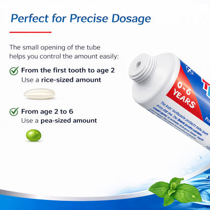 One Drop Only Kids Toothpaste 50 ml – Raspberry Flavor, Ages 0–6