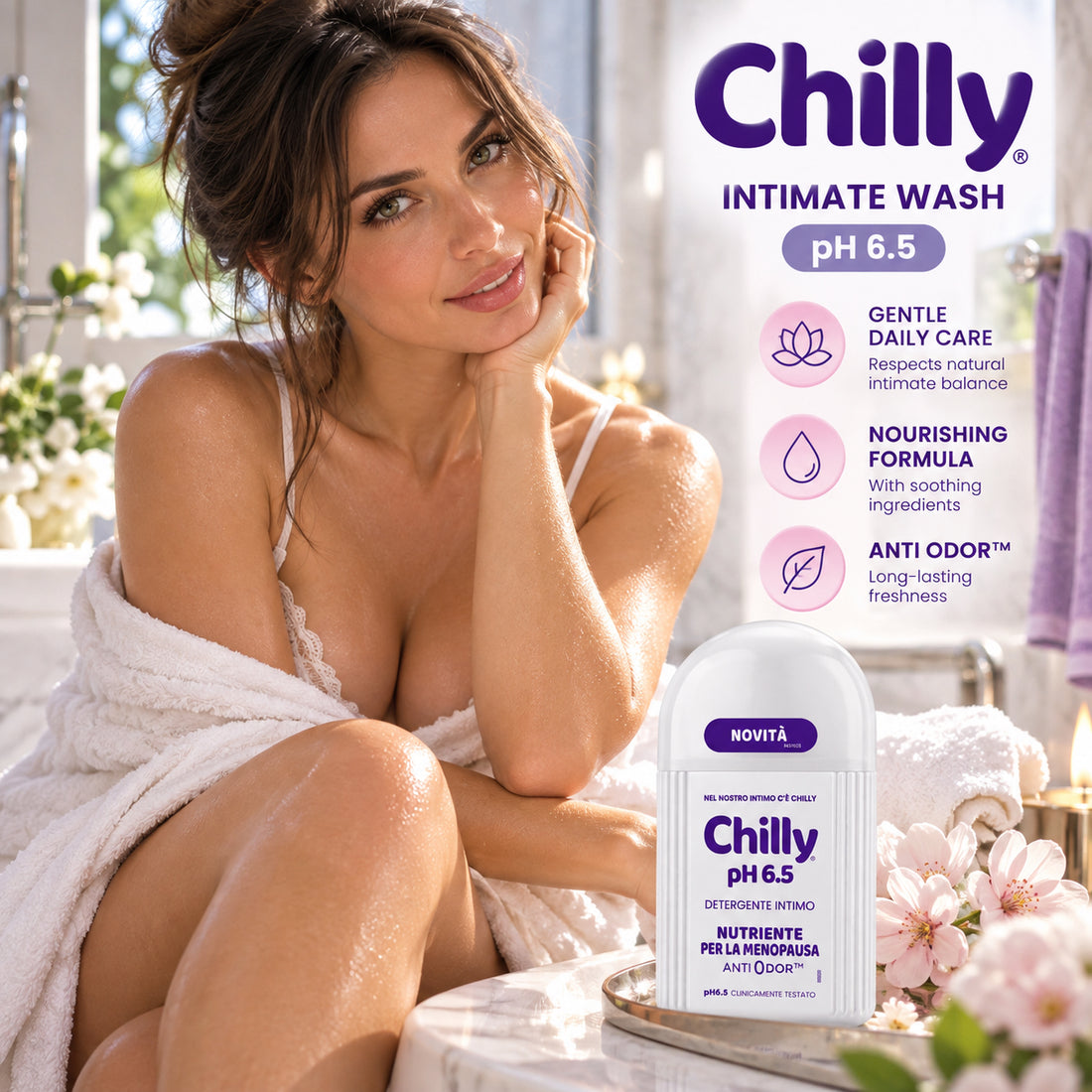 Chilly pH 6.5 Nourishing Intimate Wash for Menopause 6.76 fl oz