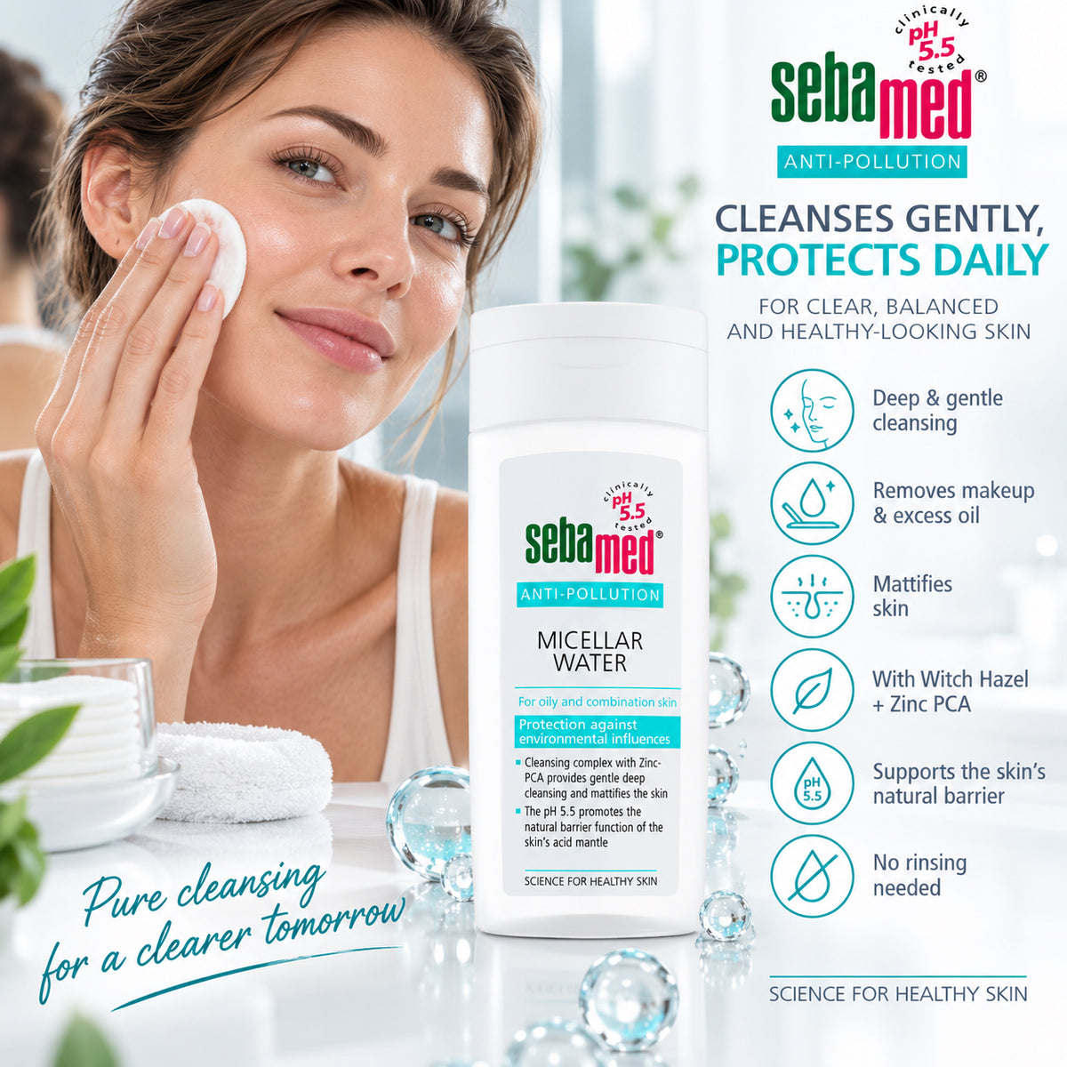 Sebamed Anti-Pollution Micellar Water – 6.76 fl oz
