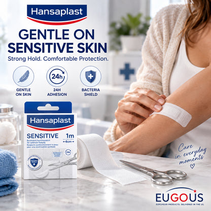 Hansaplast Sensitive Wound Plaster 3.3 ft x 2.4 in