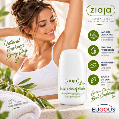 Ziaja Natural Olive Aluminum-Free Deodorant 2.03 fl oz