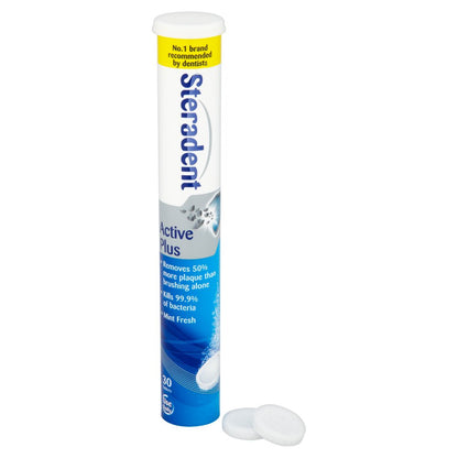 Steradent Active Plus Denture Cleaner 30 Tablets