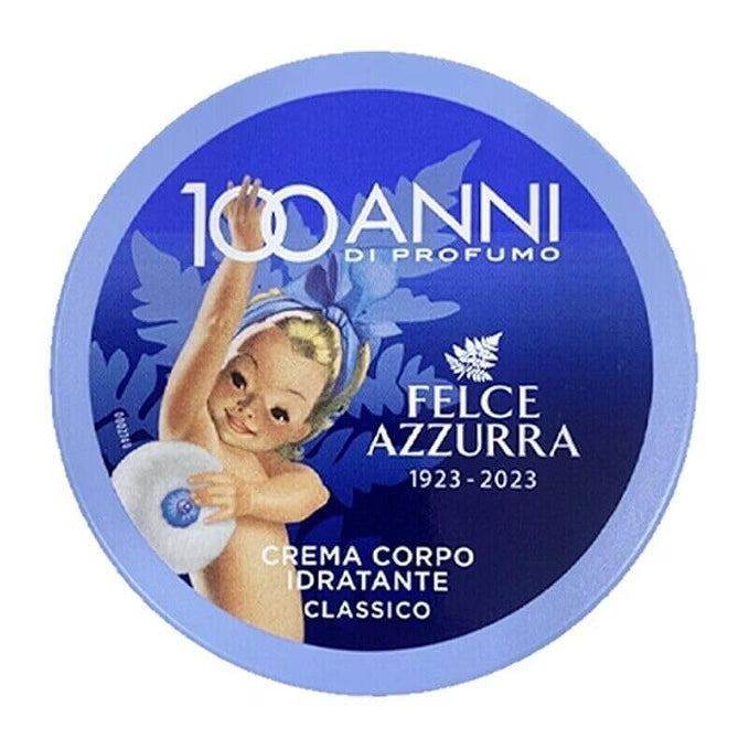 Felce Azzurra Original Moisturizing Body Cream, Fast Absorbing, Shea Butter &amp; Vitamin E, 8.45 fl oz (250 ml), Italy