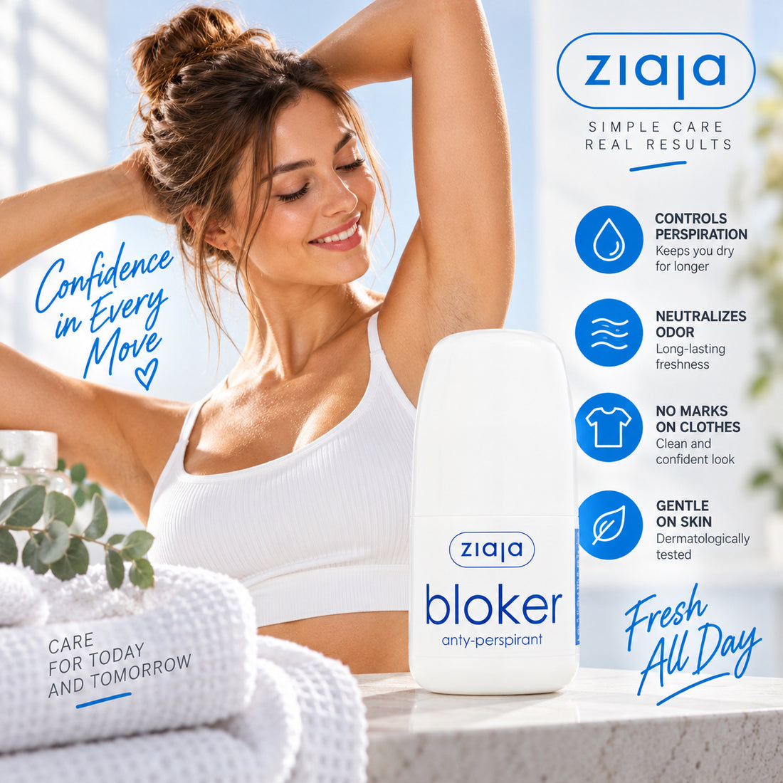 Ziaja Blocker Anti-Perspirant 2.03 fl oz