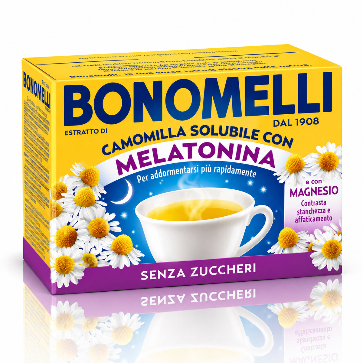 Bonomelli Chamomile with Melatonin &amp; Magnesium – 16 Sachets