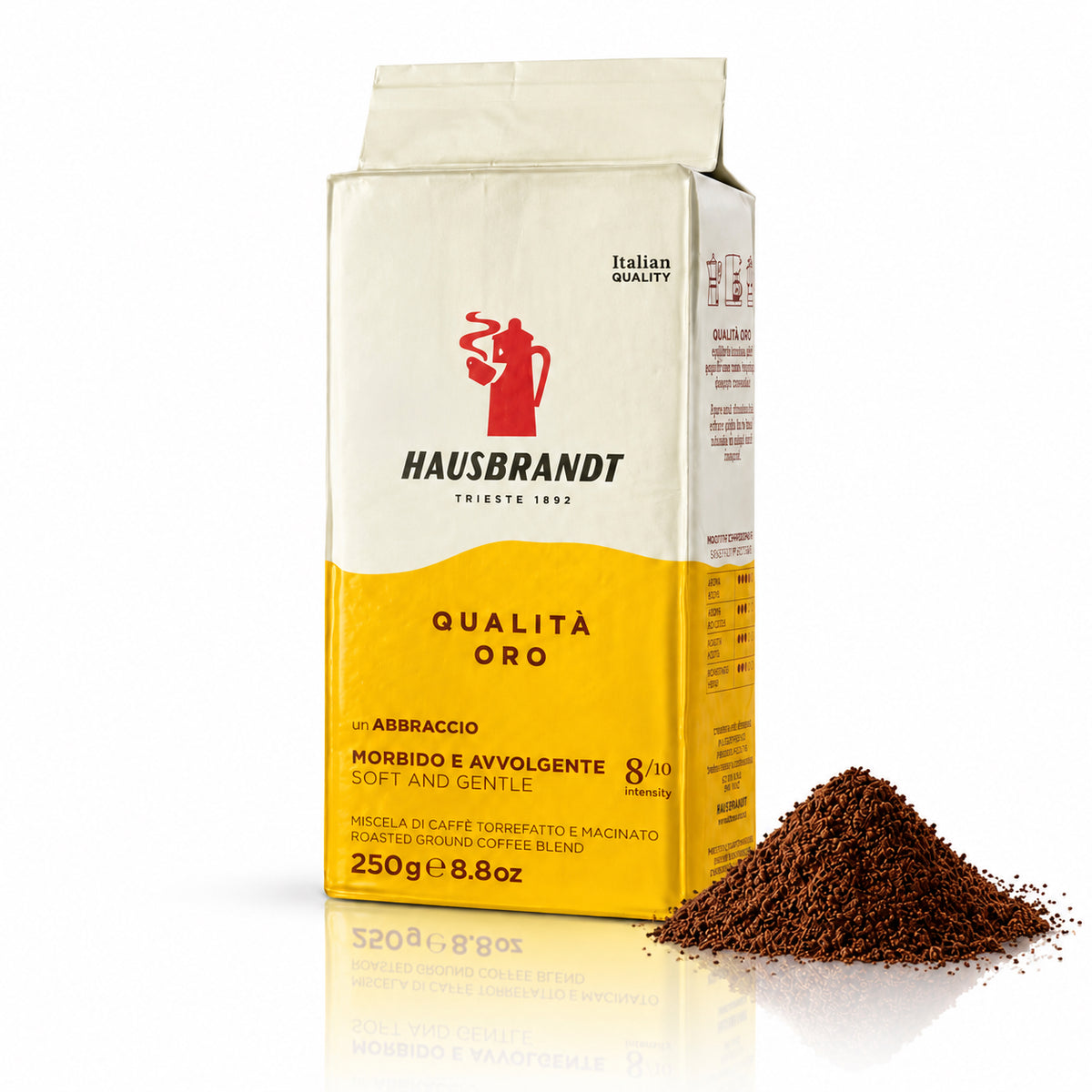 Hausbrandt Qualità Oro Ground Coffee – 8.8 oz