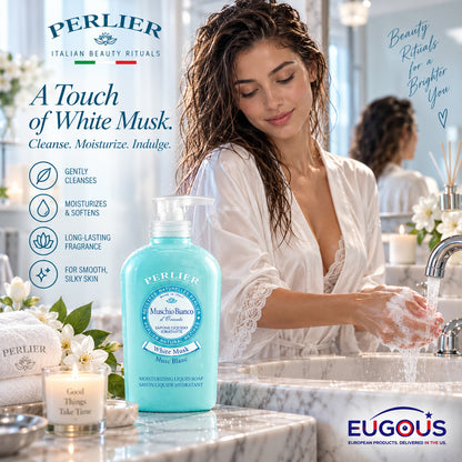 Perlier White Musk Moisturizing Liquid Soap 10.1 fl oz