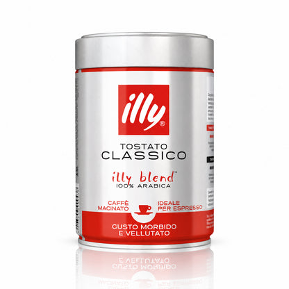 illy Classico Medium Roast Ground Espresso Coffee – 8.8 oz