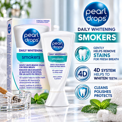 Pearl Drops Smokers Daily Whitening Toothpaste 1.69 fl oz