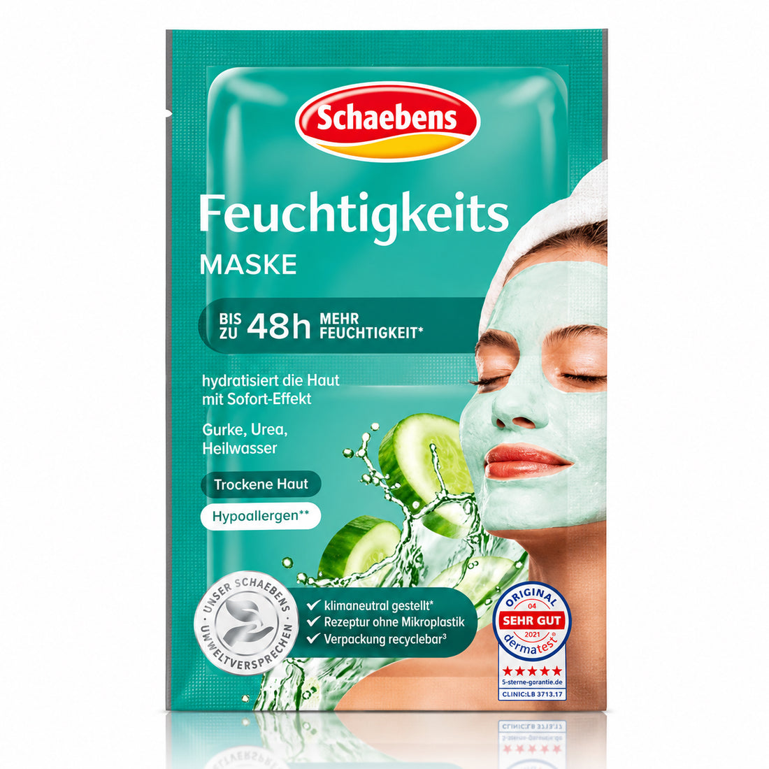 Schaebens Moisturizing Face Mask – 2 Treatments