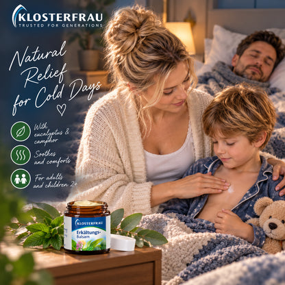Klosterfrau Cold Balm with Eucalyptus, Camphor &amp; Menthol – 0.71 oz
