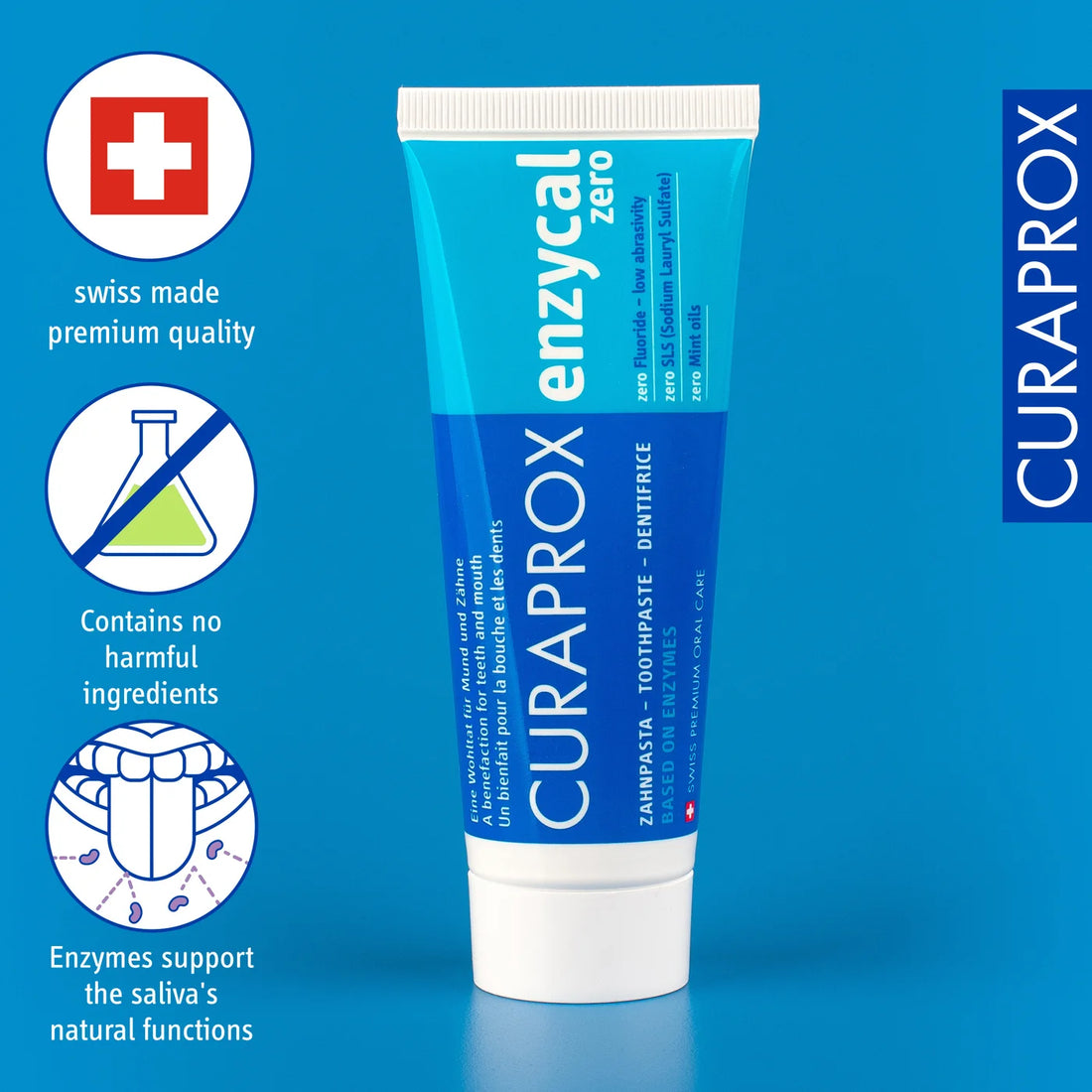 CURAPROX Enzycal Zero Toothpaste 2.54 fl oz