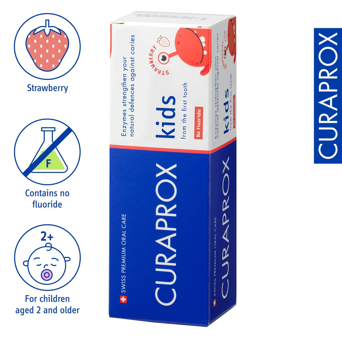 CURAPROX Kids Strawberry Toothpaste 2.54 fl oz
