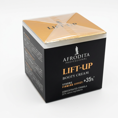Afrodita Professional LIFT-UP Booty Firming Cream – Peptides, Collagen &amp; Papain, 3.38 fl oz (100 ml)