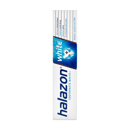 Halazon WHITE Multiactive Toothpaste – Stain Removal &amp; Enamel Care, 2.54 fl oz (75 ml), Germany