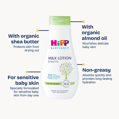 HiPP Babysanft Sensitive Milk Lotion – 11.83 fl oz