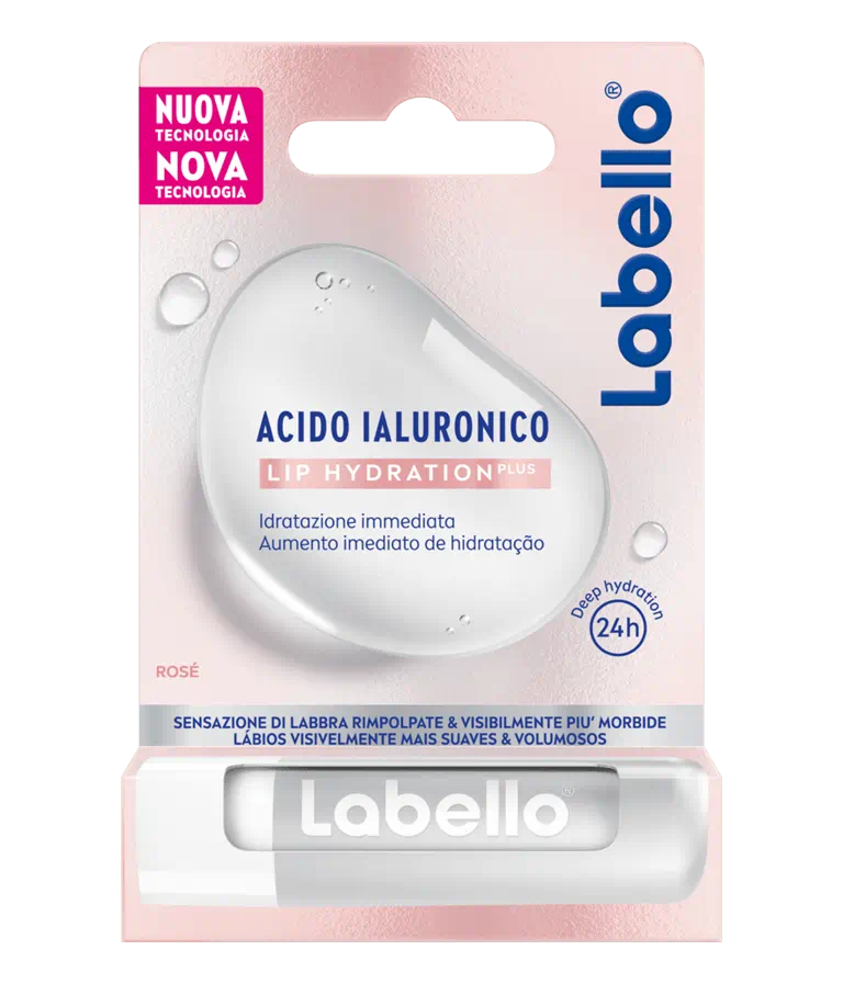 Labello Hyaluronic Lip Hydration Plus Rosé 0.18 oz