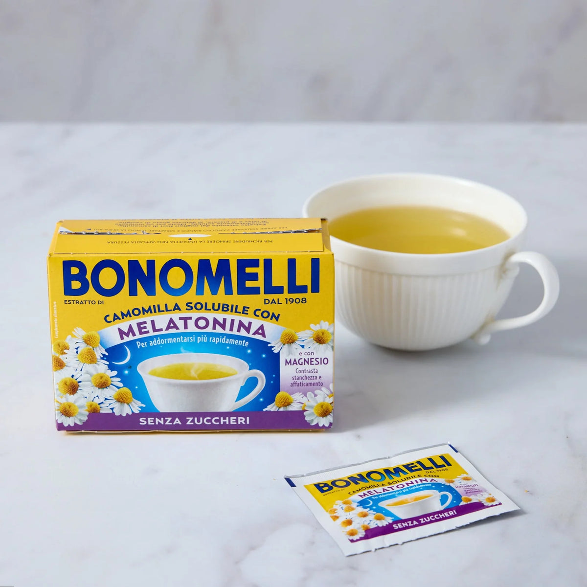 Bonomelli Chamomile with Melatonin &amp; Magnesium – 16 Sachets
