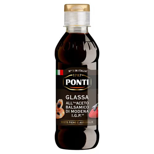 Ponti Balsamic Glaze of Modena IGP – 8.8 oz